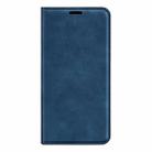 For iPhone 16 Pro Max Retro-skin  Magnetic Suction Leather Phone Case(Dark Blue) - 2