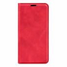 For iPhone 16 Pro Max Retro-skin  Magnetic Suction Leather Phone Case(Red) - 2