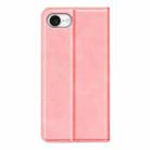 For iPhone 16e Retro-skin  Magnetic Suction Leather Phone Case(Pink) - 3