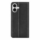 For iPhone 17 Retro-skin  Magnetic Suction Leather Phone Case(Black) - 3