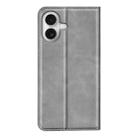 For iPhone 17 Retro-skin  Magnetic Suction Leather Phone Case(Grey) - 3