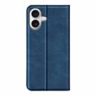 For iPhone 17 Retro-skin  Magnetic Suction Leather Phone Case(Dark Blue) - 3