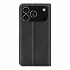 For iPhone 17 Pro Retro-skin Magnetic Suction Leather Phone Case(Black) - 3