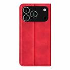 For iPhone 17 Pro Retro-skin Magnetic Suction Leather Phone Case(Red) - 3