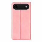 For iPhone 17 Air Retro-skin  Magnetic Suction Leather Phone Case(Pink) - 3