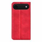 For iPhone 17 Air Retro-skin  Magnetic Suction Leather Phone Case(Red) - 3