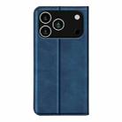 For iPhone 17 Pro Max Retro-skin Magnetic Suction Leather Phone Case(Dark Blue) - 3