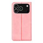 For iPhone 17 Pro Max Retro-skin Magnetic Suction Leather Phone Case(Pink) - 3