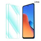 For Xiaomi Redmi 12 2pcs ENKAY Hat-Prince 0.26mm 9H 2.5D High Aluminum-silicon Tempered Glass Film - 1