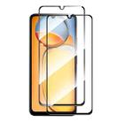 For Xiaomi Redmi 13C 2pcs ENKAY Hat-Prince Full Glue High Aluminum-silicon Tempered Glass Film - 1