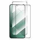 For Xiaomi 14 2pcs ENKAY Hat-Prince Full Glue High Aluminum-silicon Tempered Glass Film - 1
