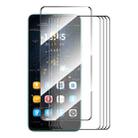 For Redmi 13X 5pcs ENKAY Hat-Prince Full Glue High Aluminum-silicon Tempered Glass Film - 1