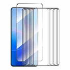 For Redmi K70 / K70 Pro / K70E 10pcs ENKAY Hat-Prince Full Glue High Aluminum-silicon Tempered Glass Film - 1