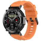 For Amazfit T-Rex Ultra Silicone Sports Watch Band(Orange) - 1