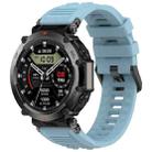 For Amazfit T-Rex Ultra Silicone Sports Watch Band(Light Blue) - 1