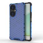 For Huawei Enjoy 60 Pro / nova 11i Shockproof Honeycomb Phone Case(Blue) - 1