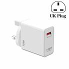 120W USB Super Fast Charging Charger Suitable for Xiaomi 12 / 12 Pro and Huawei / vivo, Plug Size:UK Plug - 1