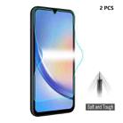 For Samsung Galaxy A34 2pcs ENKAY Hat-Prince Full Glue Coverage Soft Explosion-proof Hydrogel Film - 1