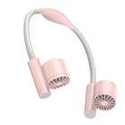 Long Life Twin-head Turbine Bladeless Neck Lazy Sports Fan(Pink) - 1