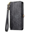 For Sony Xperia 1 VI Geometric Zipper Wallet Side Buckle Leather Phone Case(Black) - 2