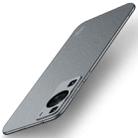 For Huawei P60 / P60 Pro MOFI Fandun Series Frosted PC Ultra-thin All-inclusive Phone Case(Gray) - 1