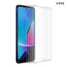 For Motorola Moto G Play 2023 5pcs ENKAY 0.26mm 9H 2.5D High Aluminum-silicon Tempered Glass Film - 1