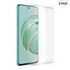 For Huawei Nova 10z 5pcs ENKAY 0.26mm 9H 2.5D High Aluminum-silicon Tempered Glass Film - 1