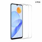 For Honor Play7T / Play6T 2pcs ENKAY 0.26mm 9H 2.5D High Aluminum-silicon Tempered Glass Film - 1