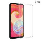 For Samsung Galaxy M04 2pcs ENKAY 0.26mm 9H 2.5D High Aluminum-silicon Tempered Glass Film - 1