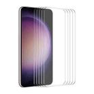 For Samsung Galaxy S23 FE 5pcs ENKAY 0.26mm 9H 2.5D High Aluminum-silicon Tempered Glass Film - 1