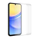 For Samsung Galaxy A15 4G / 5G 5pcs ENKAY 0.26mm 9H 2.5D High Aluminum-silicon Tempered Glass Film - 1