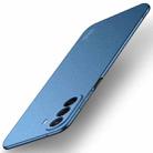 For Huawei Enjoy 50 / nova Y70 Plus MOFI Fandun Series Frosted PC Ultra-thin All-inclusive Phone Case(Blue) - 1