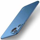 For Huawei P70 MOFI Fandun Series Frosted PC Ultra-thin All-inclusive Phone Case(Blue) - 1