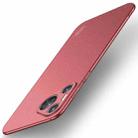 For Huawei P70 MOFI Fandun Series Frosted PC Ultra-thin All-inclusive Phone Case(Red) - 1