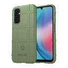 For Samsung Galaxy S23 FE 5G Full Coverage Shockproof TPU Phone Case(Army Green) - 1