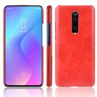 Shockproof Litchi Texture PC + PU Case For Xiaomi Redmi K20/K20 Pro/Xiaomi Mi 9T/9T Pro(Red) - 1