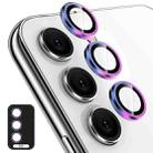 For Samsung Galaxy A25 5G ENKAY Hat-Prince 9H Rear Camera Lens Aluminium Alloy Tempered Glass Film(Colorful) - 1