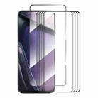 For Motorola Moto G Stylus 2023 5pcs ENKAY Full Glue High Aluminum-silicon Tempered Glass Film - 1