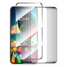 For Motorola Moto G Power 2025 10pcs ENKAY Full Glue High Aluminum-silicon Tempered Glass Film - 1