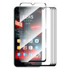 For Samsung Galaxy A17 5G 5pcs ENKAY Hat-Prince Full Glue High Aluminum-silicon Tempered Glass Film - 1