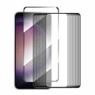For Samsung Galaxy S23 FE 5G 10pcs ENKAY Hat-Prince Full Glue High Aluminum-silicon Tempered Glass Film - 1