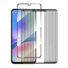 For Samsung Galaxy A05s 10pcs ENKAY Hat-Prince Full Glue High Aluminum-silicon Tempered Glass Film - 1