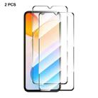 For Honor 70 Lite / X5 / X6 2pcs ENKAY Hat-Prince Full Glue High Aluminum-silicon Tempered Glass Film - 1