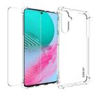 For Smausng Galaxy M54 ENKAY Transparent TPU Shockproof Phone Case with Glass Film - 1