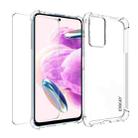 For Xiaomi Redmi Note 12s ENKAY Transparent TPU Shockproof Phone Case with Glass Film - 1