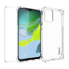 For Motorola Moto E13 4G ENKAY Transparent TPU Shockproof Phone Case with Glass Film - 1