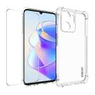 For Honor X7A 4G Global ENKAY Transparent TPU Shockproof Phone Case with Glass Film - 1