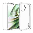 For OnePlus Nord CE 3 5G ENKAY Transparent TPU Shockproof Phone Case with Glass Film - 1