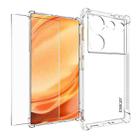 For ZTE Nubia Z50 Ultra 5G ENKAY Transparent TPU Shockproof Phone Case with Glass Film - 1