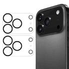 For iPhone 17 Pro Max 2pcs ENKAY Hat-Prince 9H Rear Camera Lens Tempered Glass Film - 1